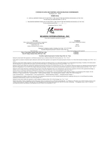 Thumbnail Reading International
 10-K Annual Report 2017