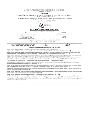 Thumbnail Reading International
 10-K Annual Report 2024