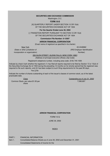 Miniature Arrow Financial 10-Q Rapport trimestriel  