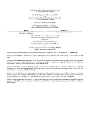 Thumbnail SKYX Platforms 10-K Annual Report 2015