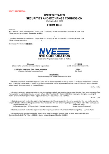 Thumbnail NVE Corporation
 10-Q Quarterly Report FY2017 