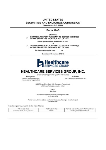 Thumbnail Healthcare Services Group 10-Q Quarterly Report FY2025 