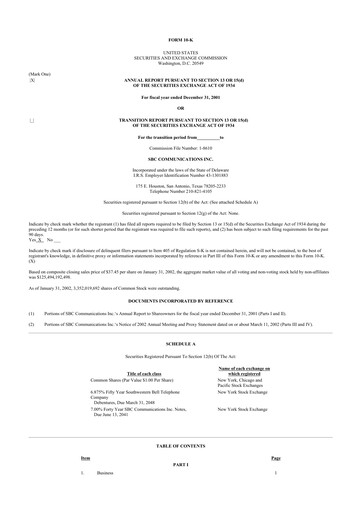 Thumbnail AT&T 10-K Annual Report 