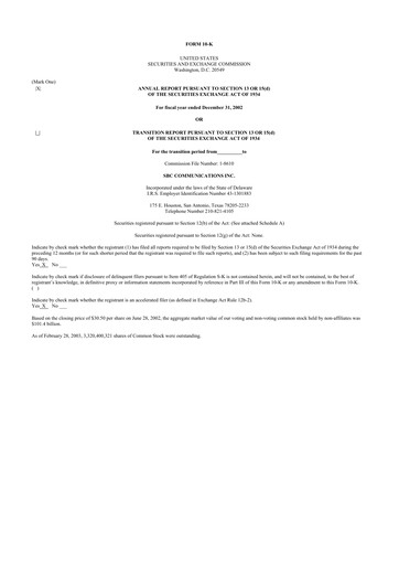 Thumbnail AT&T 10-K Annual Report 