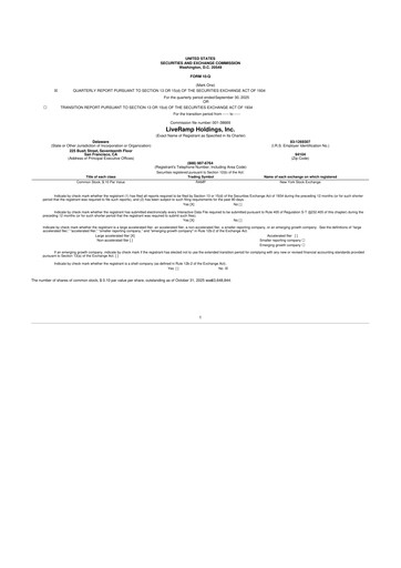 Thumbnail LiveRamp 10-Q Quarterly Report FY2026 