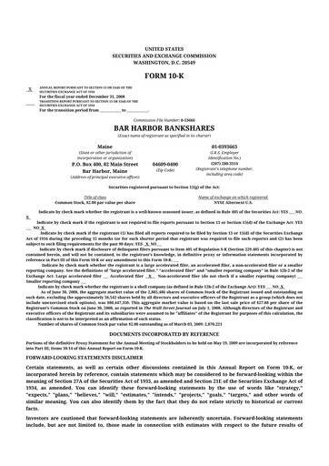 Thumbnail Bar Harbor Bankshares

 10-K Annual Report 