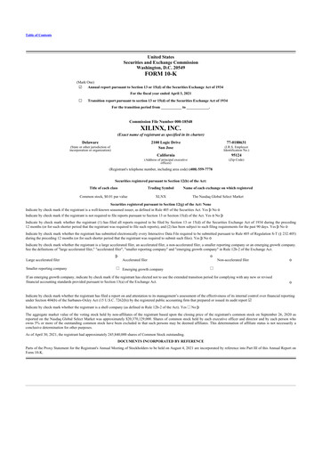 Thumbnail Xilinx 10-K Annual Report 2021