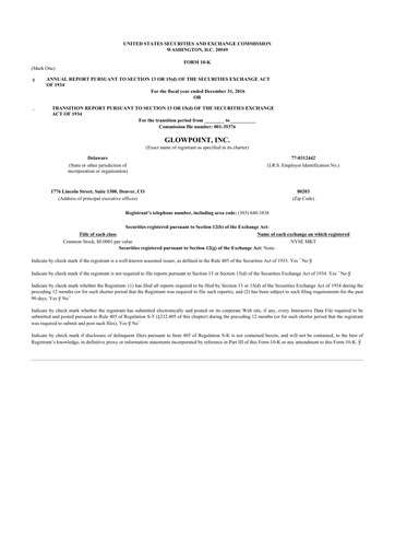 Thumbnail Oblong 10-K Annual Report 2016