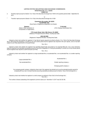 Thumbnail Oblong 10-Q Quarterly Report FY2017 