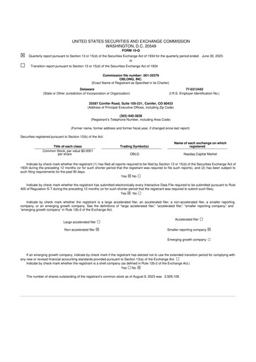 Thumbnail Oblong 10-Q Quarterly Report FY2023 