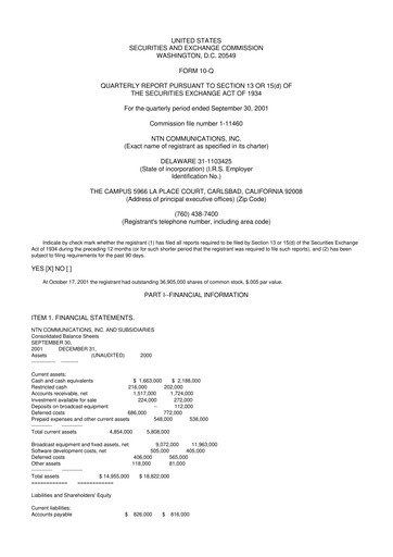 Thumbnail Eterna Therapeutics 10-Q Quarterly Report FY 
