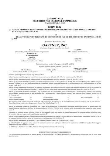 Thumbnail Gartner 10-K Annual Report 2024