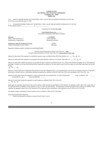 Thumbnail UMH Properties 10-K Annual Report 