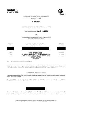 Miniature Nextera Energy 10-Q Rapport trimestriel  