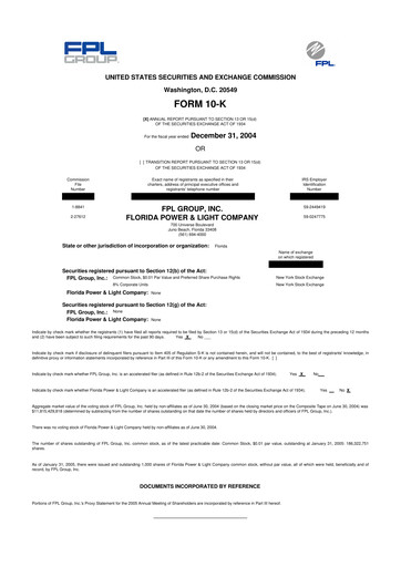Thumbnail Nextera Energy 10-K Annual Report 