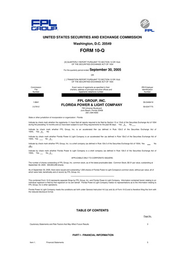 Miniature Nextera Energy 10-Q Rapport trimestriel  