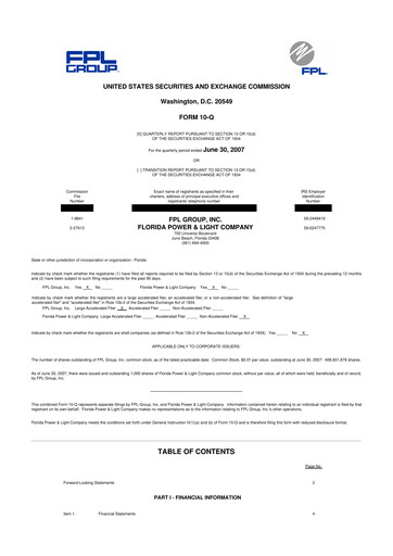 Miniature Nextera Energy 10-Q Rapport trimestriel  