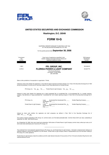 Thumbnail Nextera Energy 10-Q Quarterly Report FY 