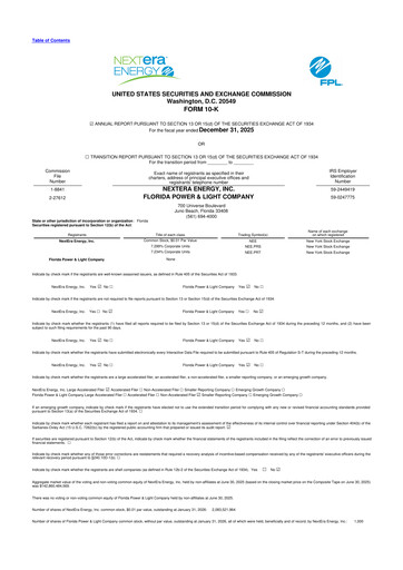 Miniature Nextera Energy 10-K Rapport annuel 2025