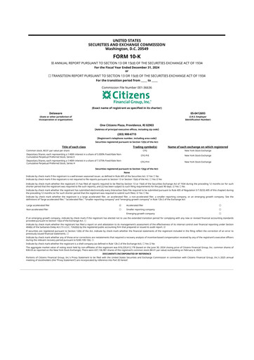Thumbnail Citizens Financial Group 10-K Annual Report 2024