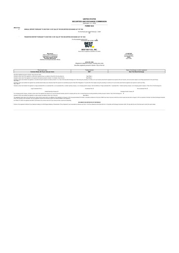 Thumbnail Best Buy 10-K Annual Report 2020