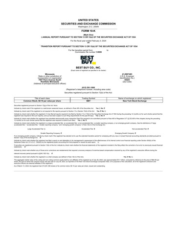Thumbnail Best Buy 10-K Annual Report 2024