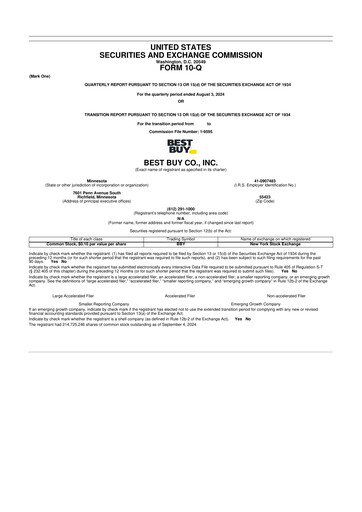 Thumbnail Best Buy 10-Q Quarterly Report FY2025 