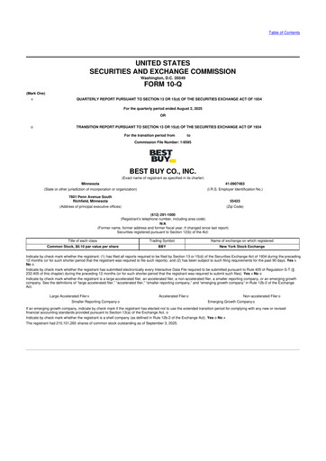 Thumbnail Best Buy 10-Q Quarterly Report FY2026 