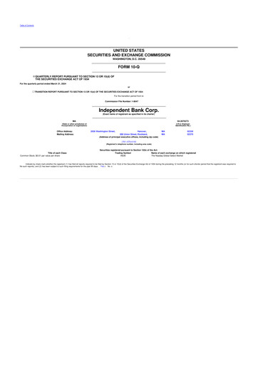 Miniature Independent Bank Corp. 10-Q Rapport trimestriel 2024 
