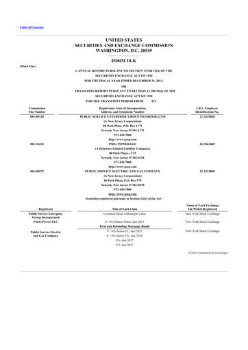 Thumbnail PSEG 10-K Annual Report 