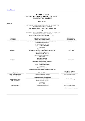 Thumbnail PSEG 10-K Annual Report 