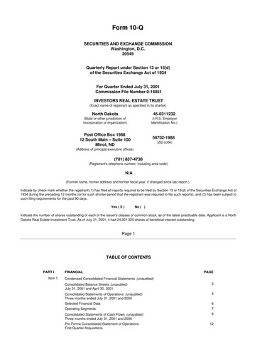 Thumbnail Centerspace 10-Q Quarterly Report FY 