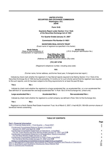 Thumbnail Centerspace 10-Q Quarterly Report FY 