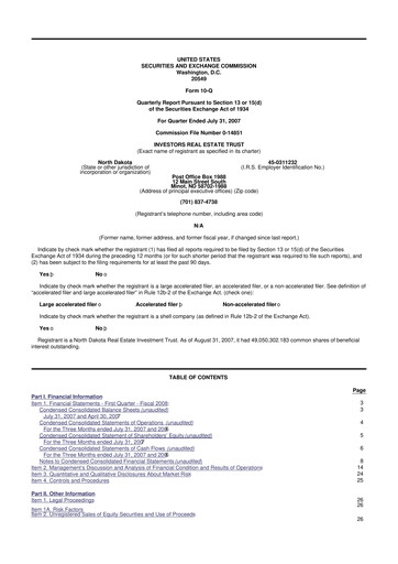 Thumbnail Centerspace 10-Q Quarterly Report FY 