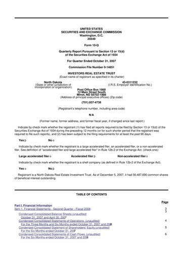 Thumbnail Centerspace 10-Q Quarterly Report FY 