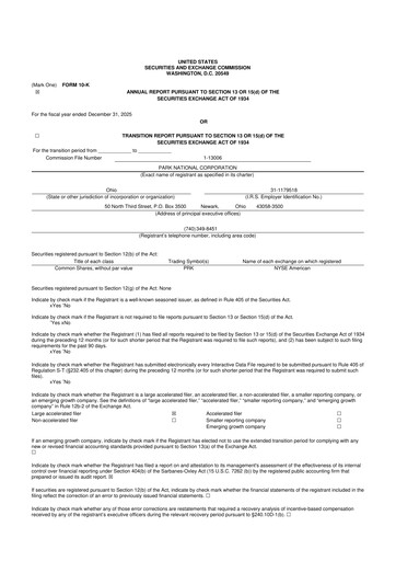 Thumbnail Park National Corp 10-K Annual Report 2025
