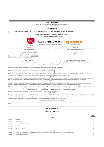 Thumbnail Jack in the Box
 10-K Annual Report 2015