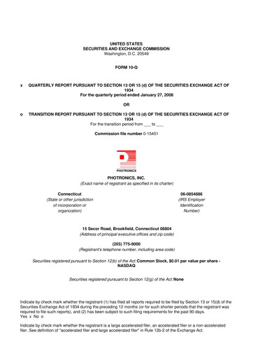 Thumbnail Photronics 10-Q Quarterly Report FY 