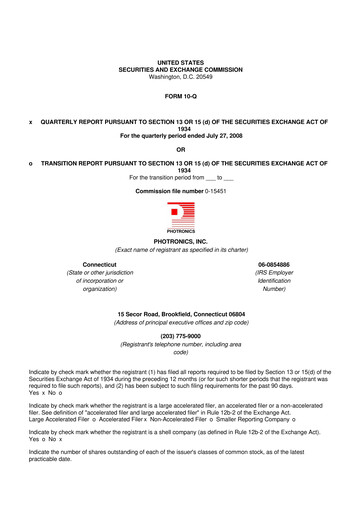 Thumbnail Photronics 10-Q Quarterly Report FY 