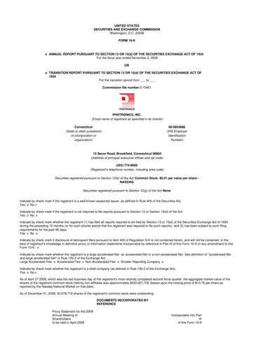 Thumbnail Photronics 10-K Annual Report 