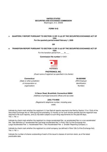 Thumbnail Photronics 10-Q Quarterly Report FY 