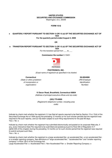 Thumbnail Photronics 10-Q Quarterly Report FY 