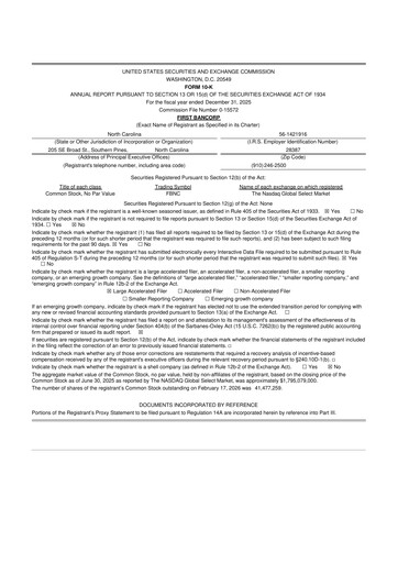 Thumbnail First Bancorp
 10-K Annual Report 2025