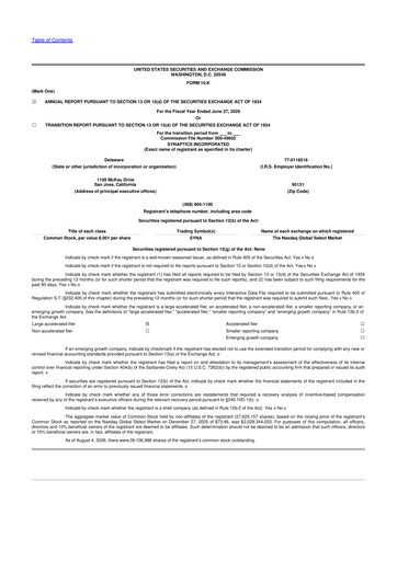 Thumbnail Synaptics 10-K Annual Report 2026