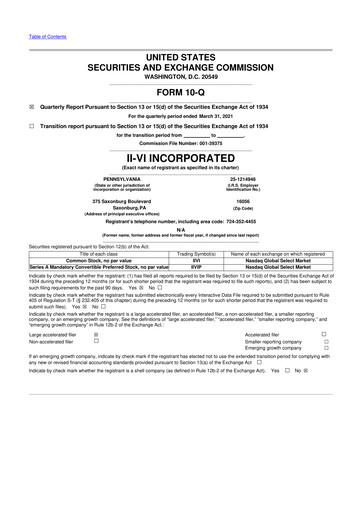 Thumbnail Coherent Corp. 10-Q Quarterly Report FY2021 