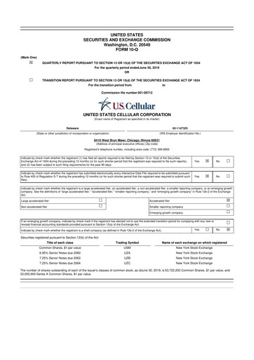 Thumbnail Array Digital Infrastructure 10-Q Quarterly Report FY2019 