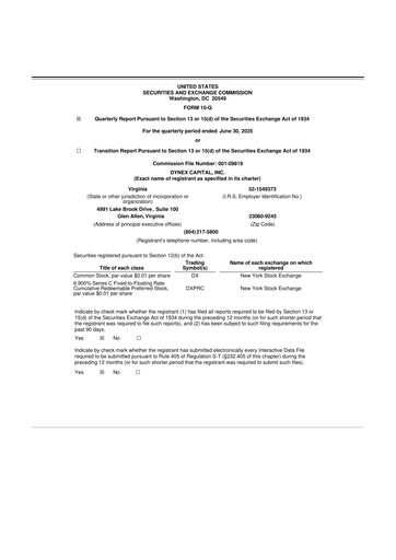 Thumbnail Dynex Capital 10-Q Quarterly Report FY2025 