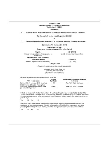 Thumbnail Dynex Capital 10-Q Quarterly Report FY2025 