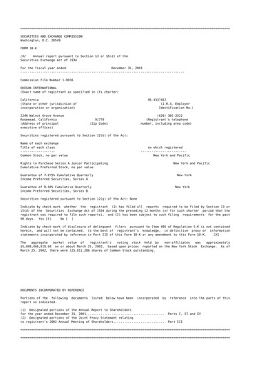 Thumbnail Edison International
 10-K Annual Report 