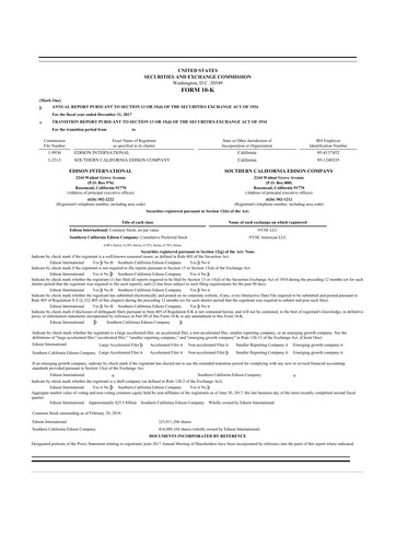Thumbnail Edison International
 10-K Annual Report 